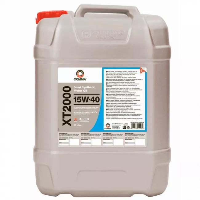 Моторное масло COMMA XT2000 15W-40 20л (9F0249)