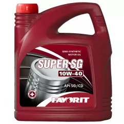 Масло моторное Favorit "Super SG SAE 10W-40 API SG/CD", 4л (4810446004182)