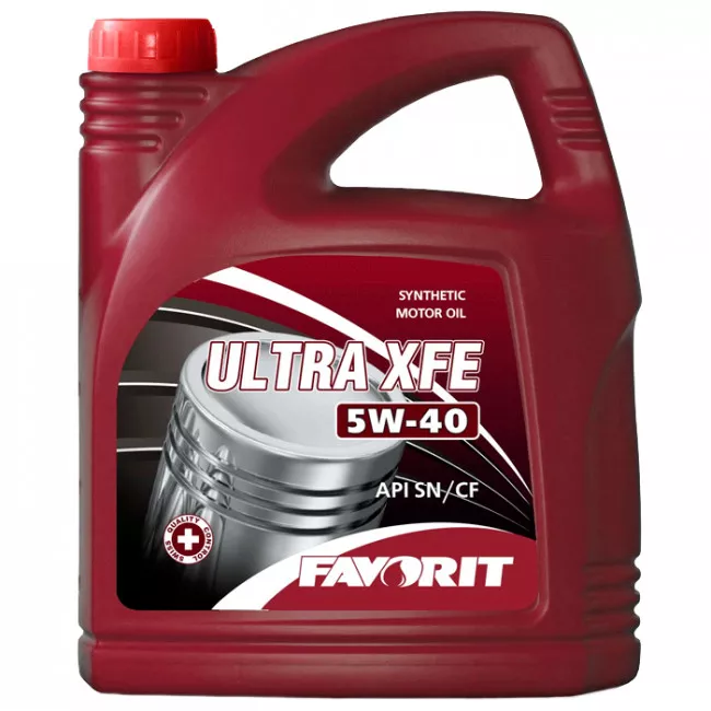 Моторное масло Favorit Ultra XFE SAE 5W-40 API SN/CF 5л (4810446008845)