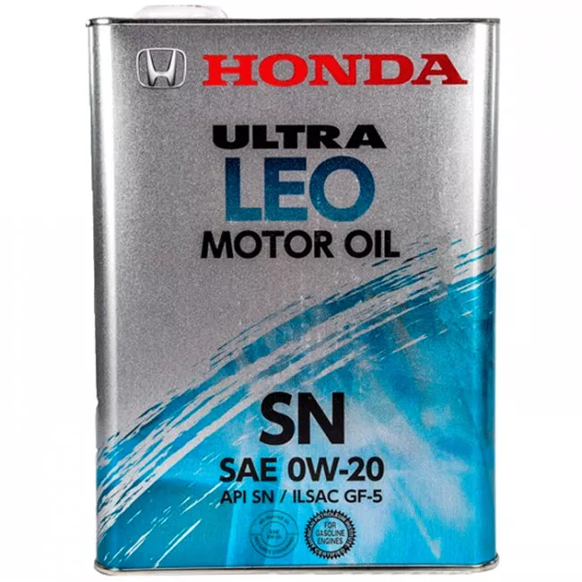 Моторное масло HONDA "Ultra Leo API SN/GF-5 0W-20" 4л (0821799974)