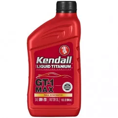 Масло моторное Kendall GT-1 MAX Premium Full Synt Liquid Titanium 0W-20,12/0,946л (1081227)