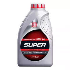 Моторное масло Лукойл Super 15W-40 1л
