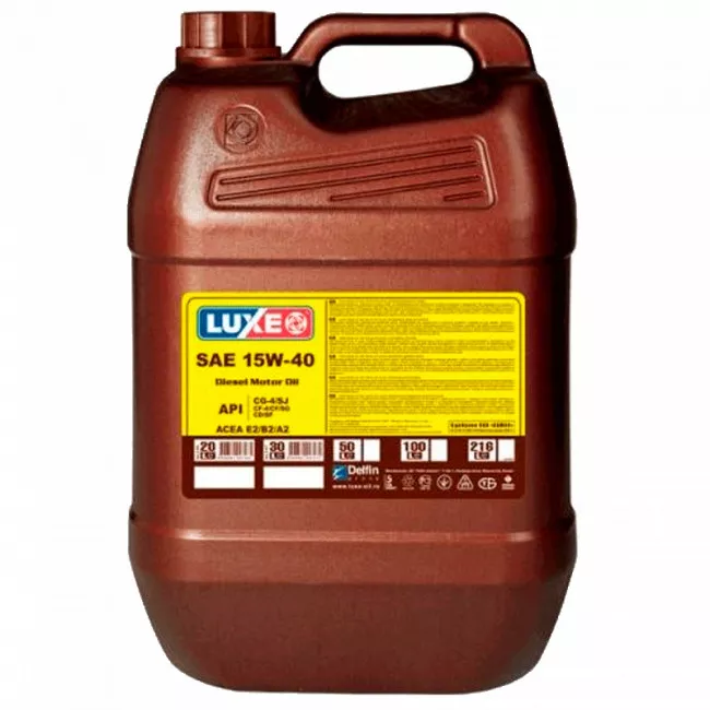 Моторное масло LUXE DIESEL 15W-40 CG-4/SJ 10л