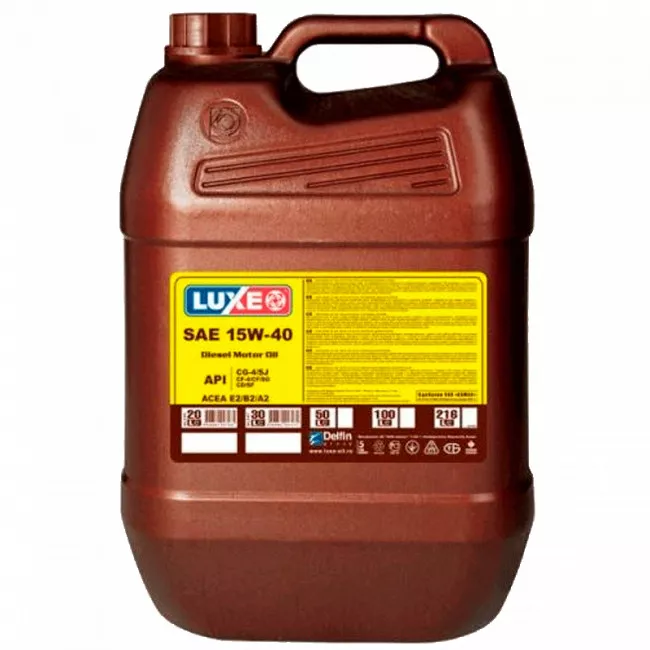 Моторное масло LUXE DIESEL 15W-40 CG-4/SJ 20л Моторное масло LUXE DIESEL 15W-40 CG-4/SJ 20л