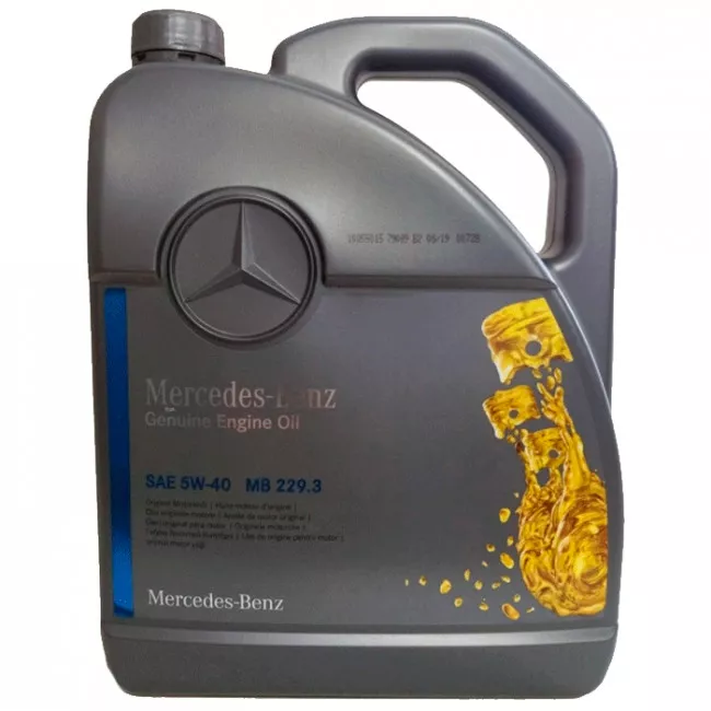 Моторное масло MERCEDES-BENZ Genuine Engine Oil MB 229.3 5W-40 5л (A000989910213AHFE)