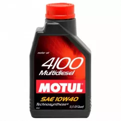 Масло моторное MOTUL 4100 Multidiesel SAE 10W-40 1л (381001)