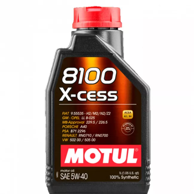 Масло моторное MOTUL 8100 X-cess SAE 5W-40 1л (102784) Масло моторное MOTUL 8100 X-cess SAE 5W-40 1л (102784)