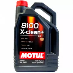 Масло моторное MOTUL 8100 X-clean+ 5W-30 5л (106377)