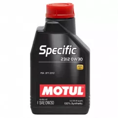 Масло моторное MOTUL Specific 2312 SAE 0W-30 1л (106413) (867511)