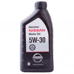Масло моторное полусинтетическое NISSAN "Genuine Motor Oil 5W-30" 0,946л (999PK005W30N)