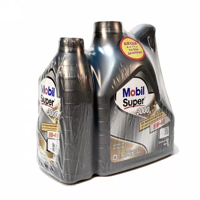 Масло моторное Mobil Super 3000 X1 5W-40 4+1л