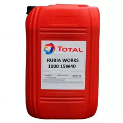 Масло моторное TOTAL RUBIA WORKS 1000 15W-40 20л (168819)