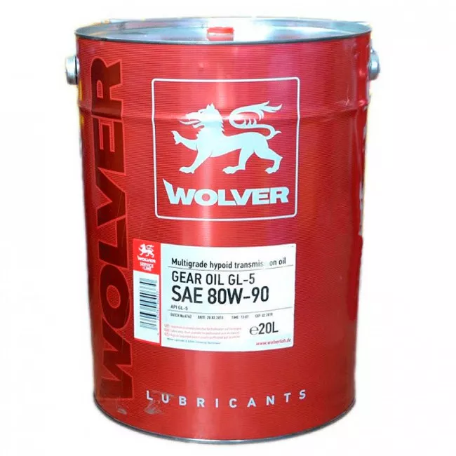 Масло трансмиссионное WOLVER MULTIGRADE HYPOID GEAR OIL 80W-90 GL-5 20л (980) (4260360940651)