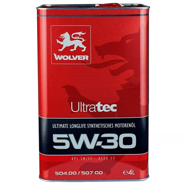 Моторное масло WOLVER Ultratec 5W-30 4л (26347) (4260360940934) Моторное масло WOLVER Ultratec 5W-30 4л (26347) (4260360940934)