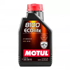 Моторна олива MOTUL 8100 Eco-lite 0W-16 1л