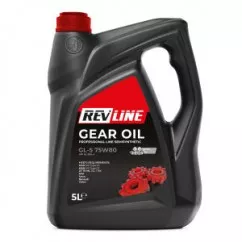 Трансмиссионное масло Revline GL-5 75W-80 5л (REVSEMGL575W805L)