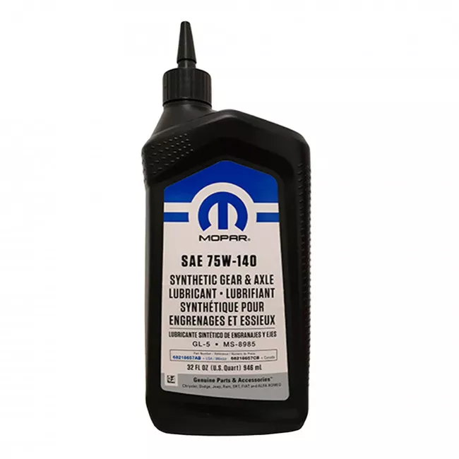 Масло трансмиссионное Mopar Synthetic Gear Oil 75W-140 GL-5 1qt 0,946л
