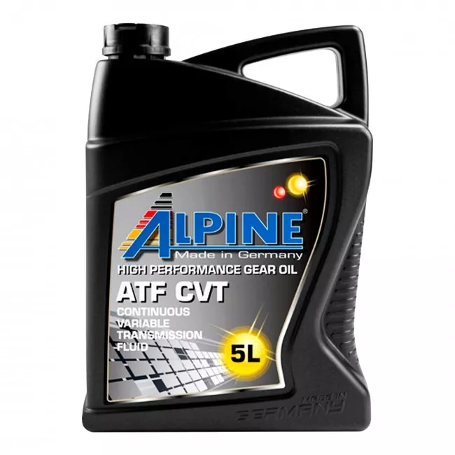 Трансмісійна олива Alpine ATF CVT для безступінчастих коробок передач 5л (1615-5)