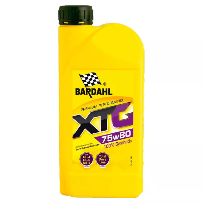 Трансмісійна олива BARDAHL XTG 75W-80 GL4/GL5 1л (36371)
