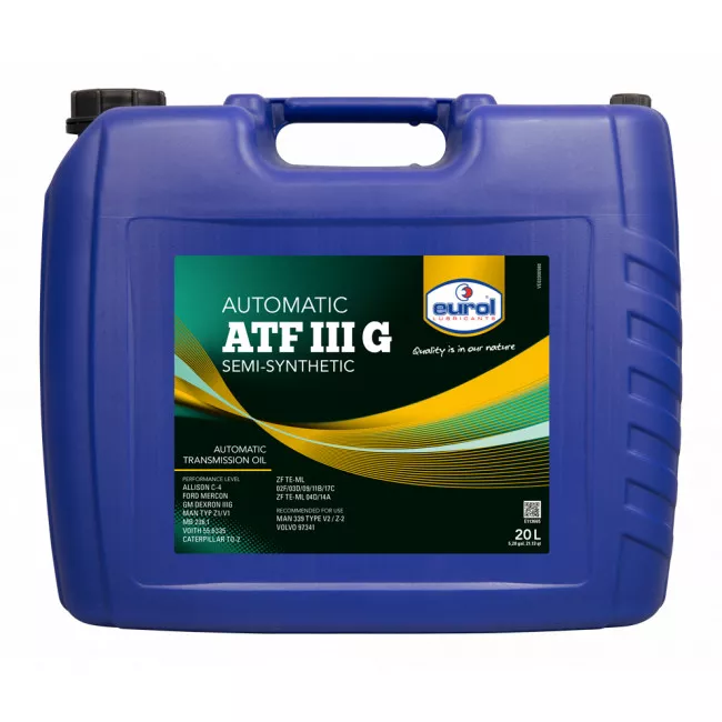 Трансмісійна олива Eurol ATF III G 20л (E113665)