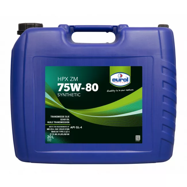 Масло трансмиссионное Eurol HPX ZM 75W-80 GL4 20л (E110071)