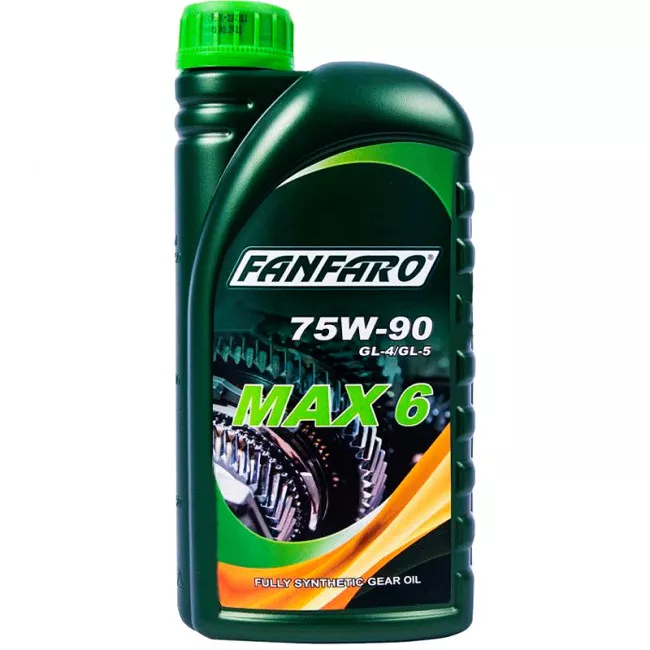 Трансмиссионное масло FANFARO 75W-90 MAX-6 GL-4/GL-5 1л (97849) (8706/1)