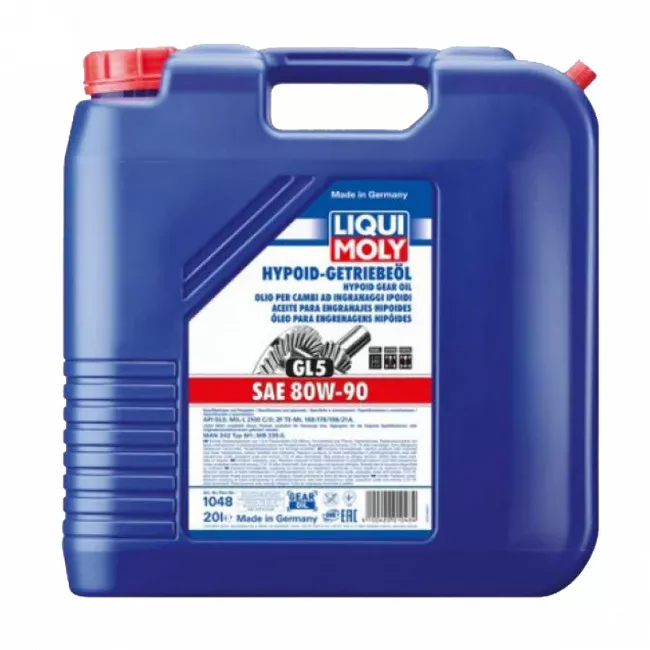 Трансмісійна олива Liqui Moly Hypoid-Getriebeoil GL5 80W-90 20л (1048)