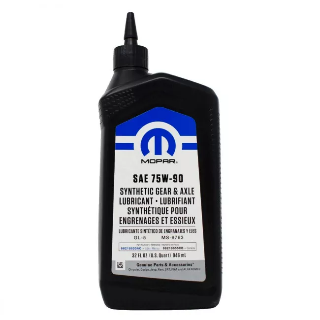 Трансмиссионное масло Mopar SEA 75W-90 0.946л (68218655AC)