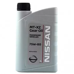Трансмиссионное масло Nissan "MT XZ Gear Oil 75W-80" 1л