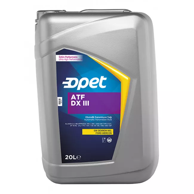 Трансмиссионное масло Opet ATF DX III 20л