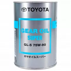 Трансмиссионное масло синтетическое TOYOTA "Gear Oil Super 75W-90" 1л