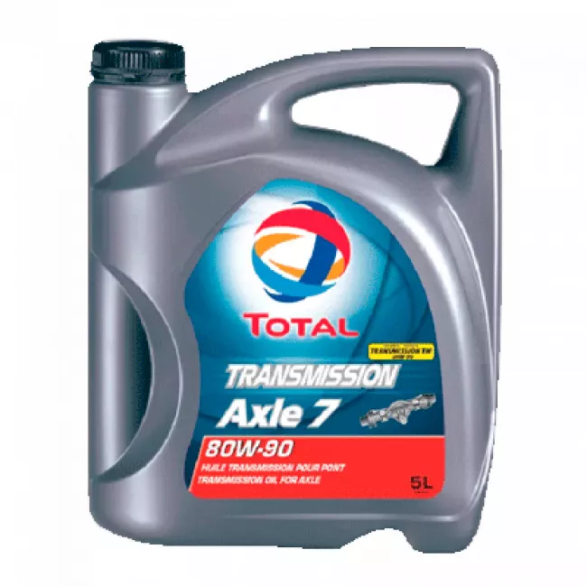 Масло трансмиссионное Total TRANSMISSION AXLE 7 80W-90 5л (201283)