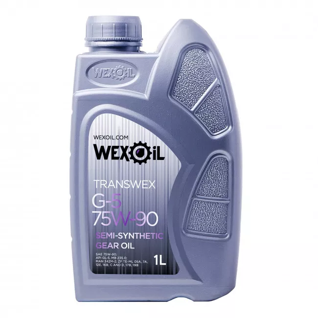 Трансмиссионное масло Wexoil Transwex G-5 75W-90 1л Трансмиссионное масло Wexoil Transwex G-5 75W-90 1л