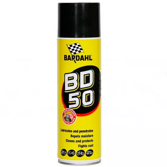 Многофункциональная смазка BARDAHL "BD-50 (WD-40) аэрозоль" 0,5л (3221) Многофункциональная смазка BARDAHL "BD-50 (WD-40) аэрозоль" 0,5л (3221)