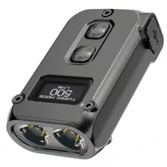 Потужний ліхтарик з LED дисплеєм Nitecore TINI 2 (USB Type-C), сірий (6-1432_2_grey)
