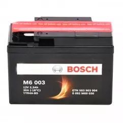 Мото акумулятор Bosch 6СТ-30Ah (-/+) (0 092 M60 030)