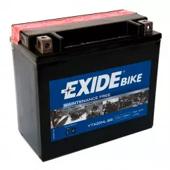 Мото акумулятор EXIDE 18Аh 270А (YTX20HL-BS)