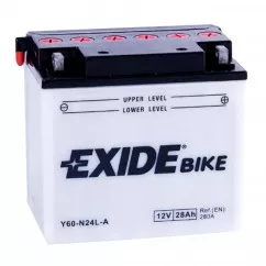 Мото аккумулятор Exide 6СТ-28Аh (-/+) (Y60-N24L-A EXIDE)
