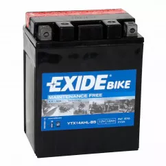 Мото акумулятор Exide 6СТ-12Ah (-/+) (YTX14AHL-BS EXIDE)