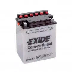 Мото аккумулятор EXIDE 6СТ-14Ah Аз (EB14-B2)