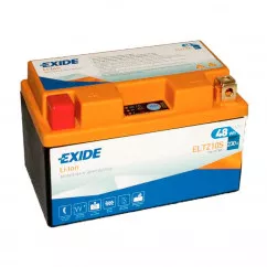 Мото акумулятор Exide 6СТ-4Ah (+/-) (ELTZ10S)