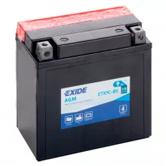 Мото акумулятор EXIDE AGM 6СТ-9Ah Аз 12В 120А (EN) ETX9C-BS (90478)