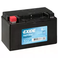 Мото аккумулятор EXIDE Start-Stop Auxiliary 6СТ-9Ah Аз 12В 120А (EN) (EK091)