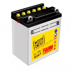 Мото акумулятор Fiamm 6СТ-12Аh (-/+) (FB12AL-A)