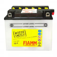 Мото аккумулятор Fiamm 6СТ-9Аh (+/-) (FB9-B)