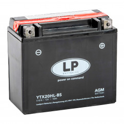 Мото аккумулятор LP BATTERY AGM 18Ah 310A АзЕ (YTX20HL-BS)