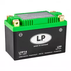 Мото аккумулятор LP Battery Lithium 6СТ-14Ah (-/+) (LFP14)