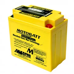 Мото аккумулятор Motobatt AGM 6СТ-11Ah (-/+) (MB9U)