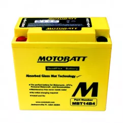 Мото аккумулятор Motobatt AGM 6СТ-13Ah (+/-) (MBT14B4)