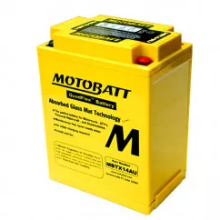 Мото акумулятор Motobatt AGM 6СТ-16.5Ah (-/+) (MBTX14AU)